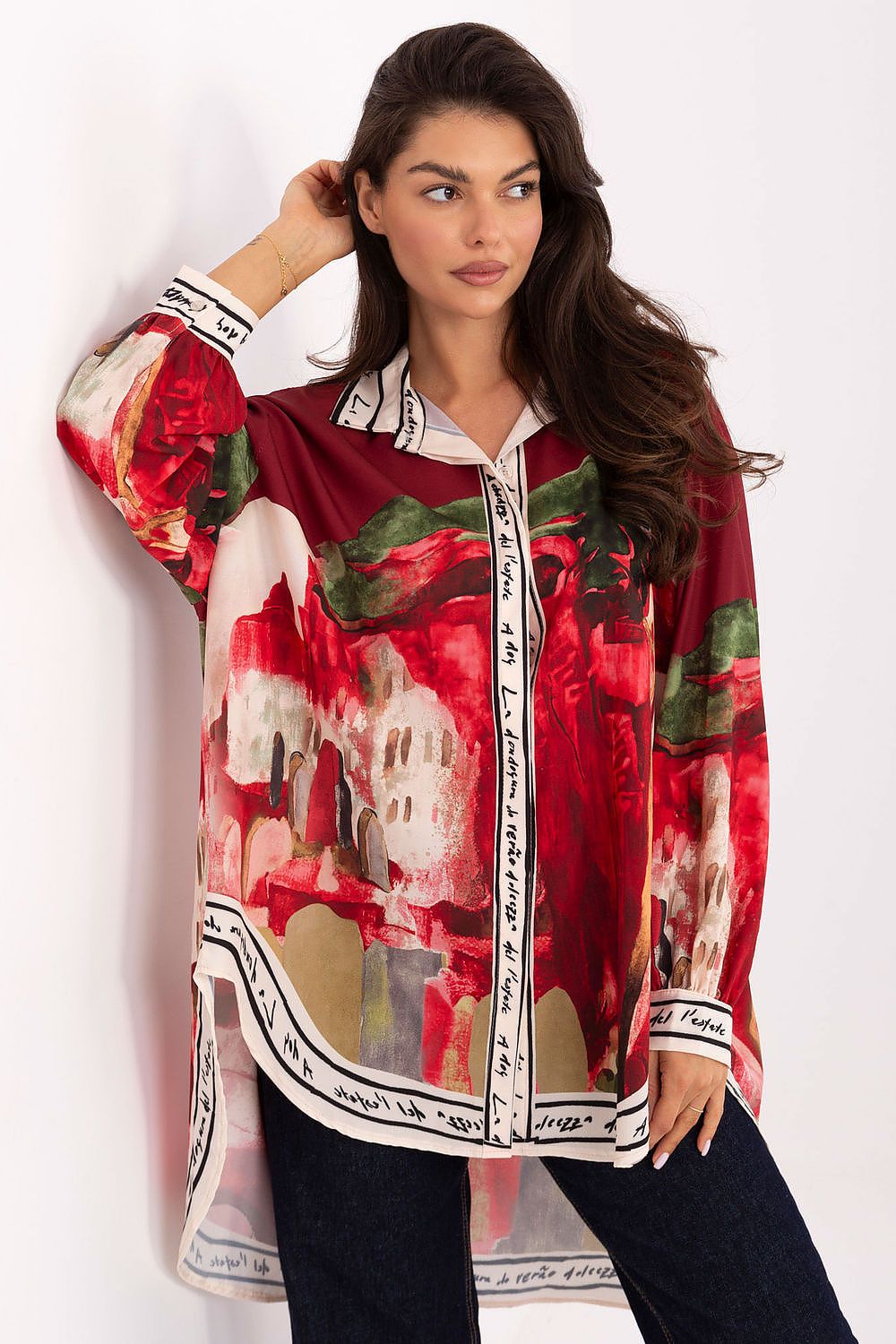 A model Long sleeve shirt Rue Paris