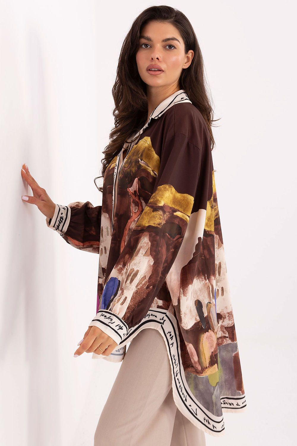 A model Long sleeve shirt Rue Paris