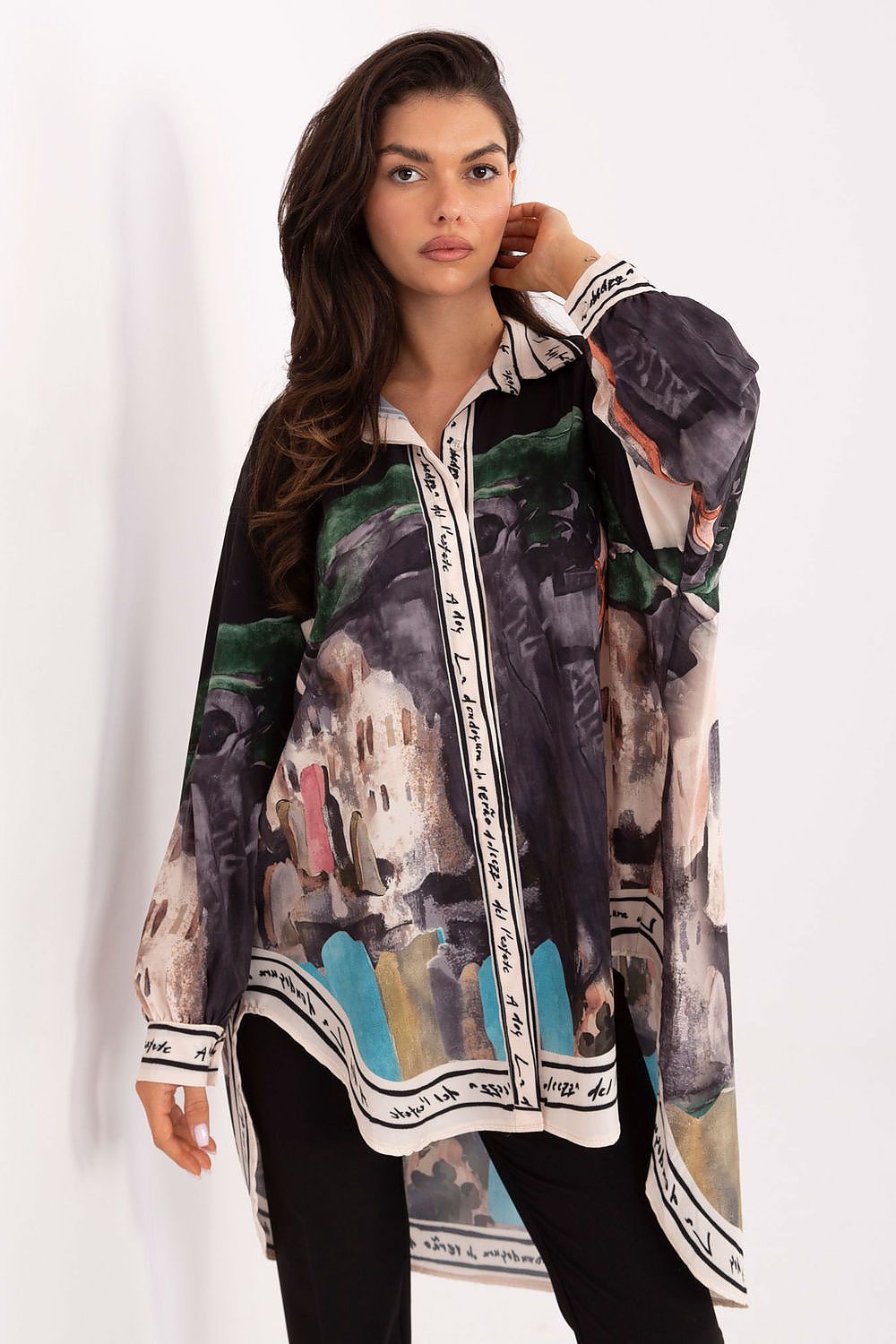 A model Long sleeve shirt Rue Paris