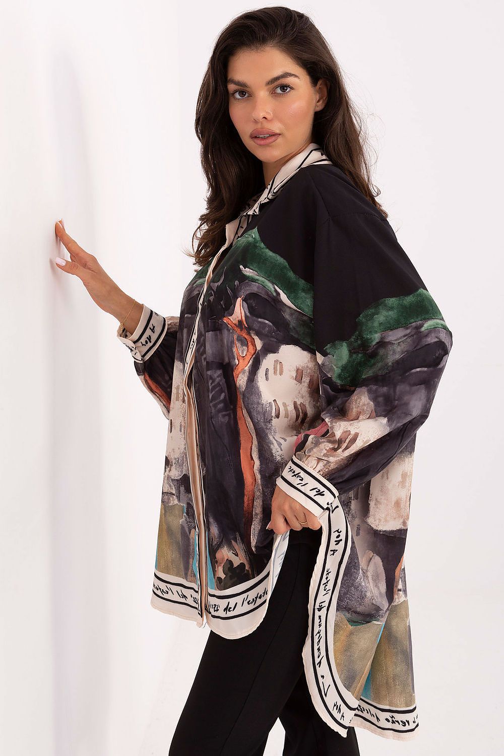 A model Long sleeve shirt Rue Paris