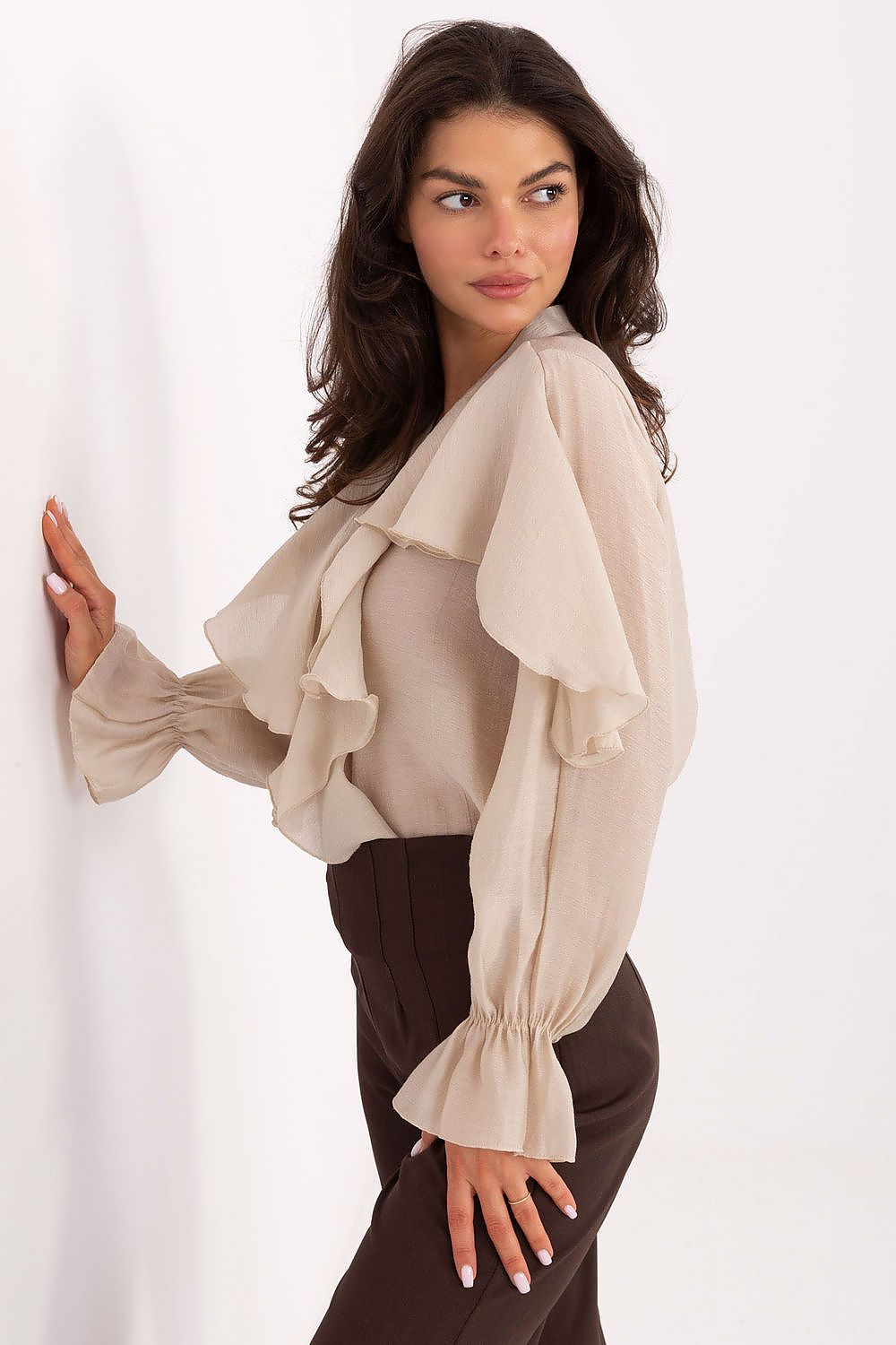 V-Neck  Long sleeve shirt Rue Paris
