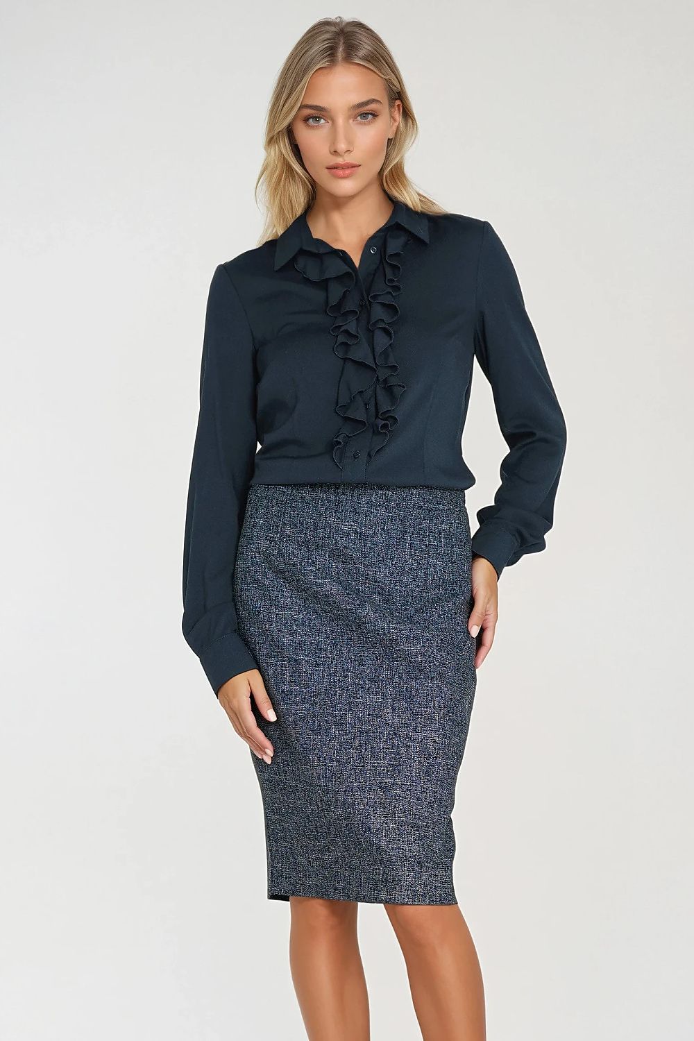 Classic collar Long sleeve shirt Nife
