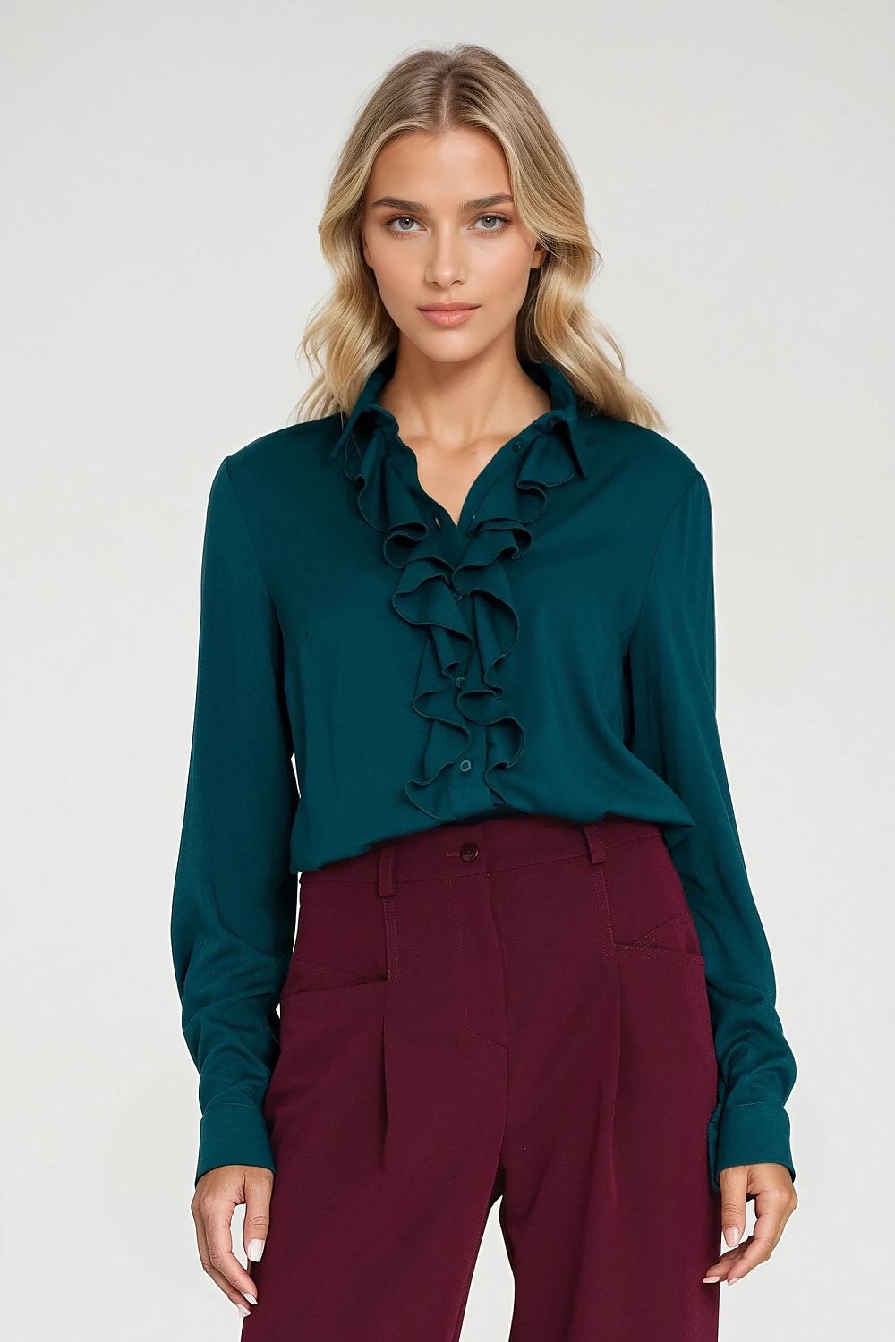 Classic collar Long sleeve shirt Nife