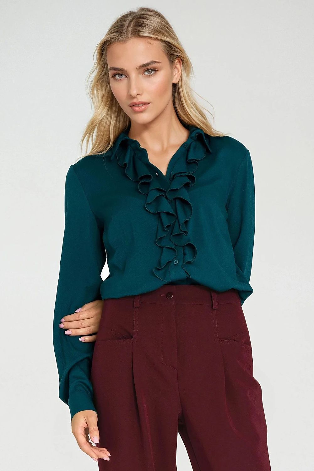 Classic collar Long sleeve shirt Nife