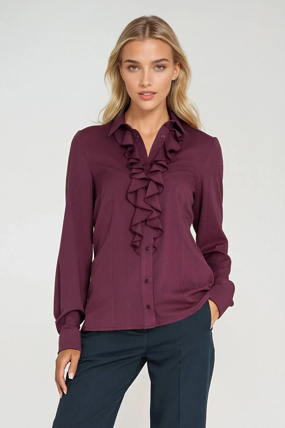 Classic collar Long sleeve shirt Nife