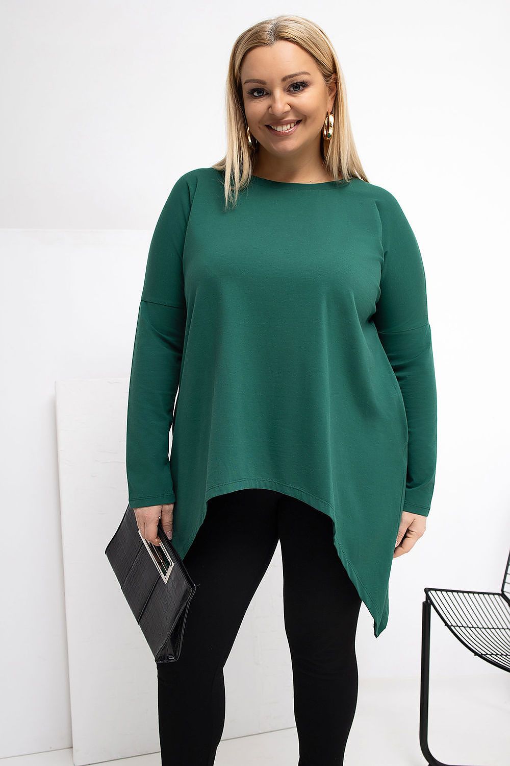 Plus size long cut Tunic Relevance
