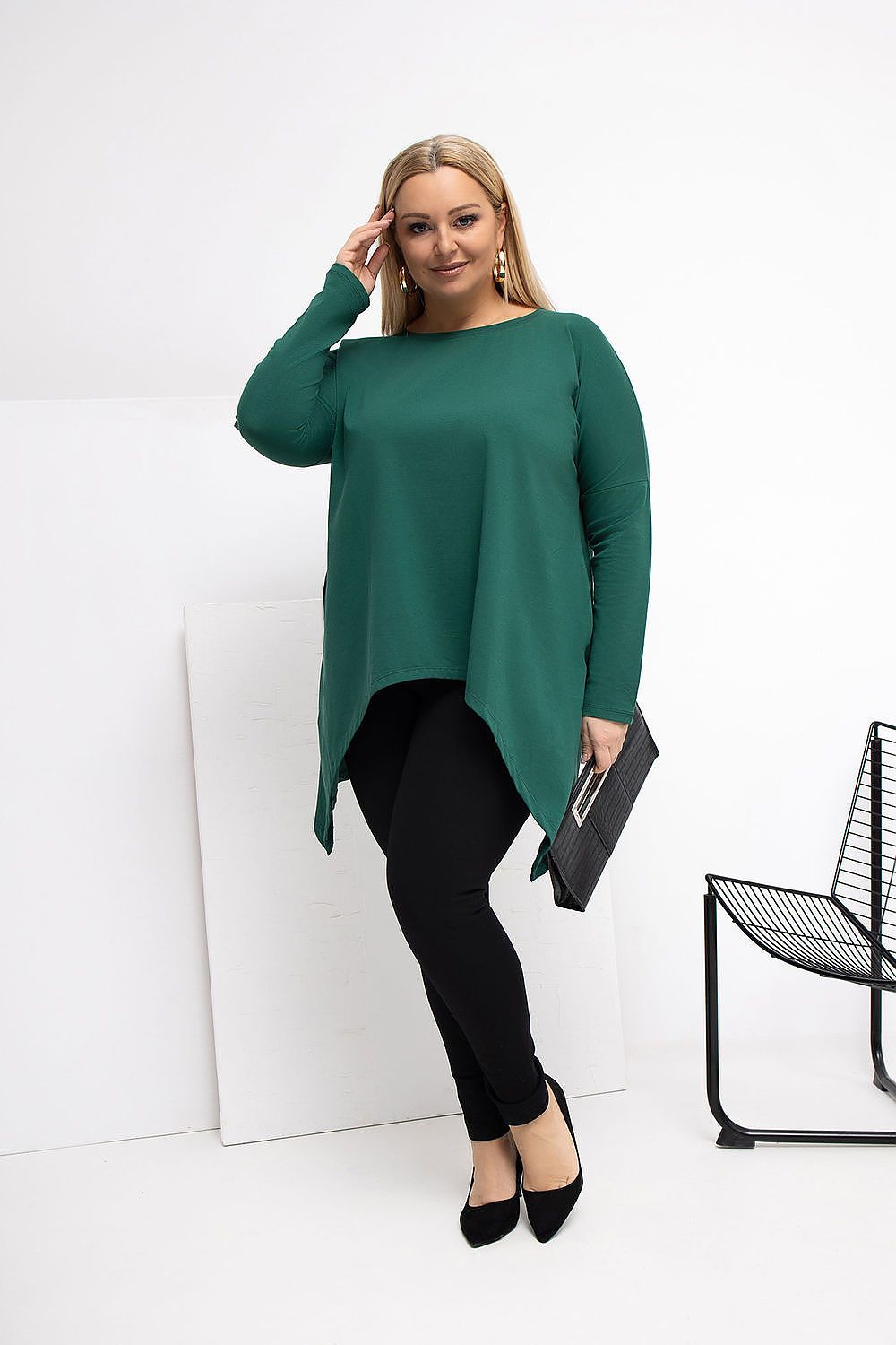 Plus size long cut Tunic Relevance
