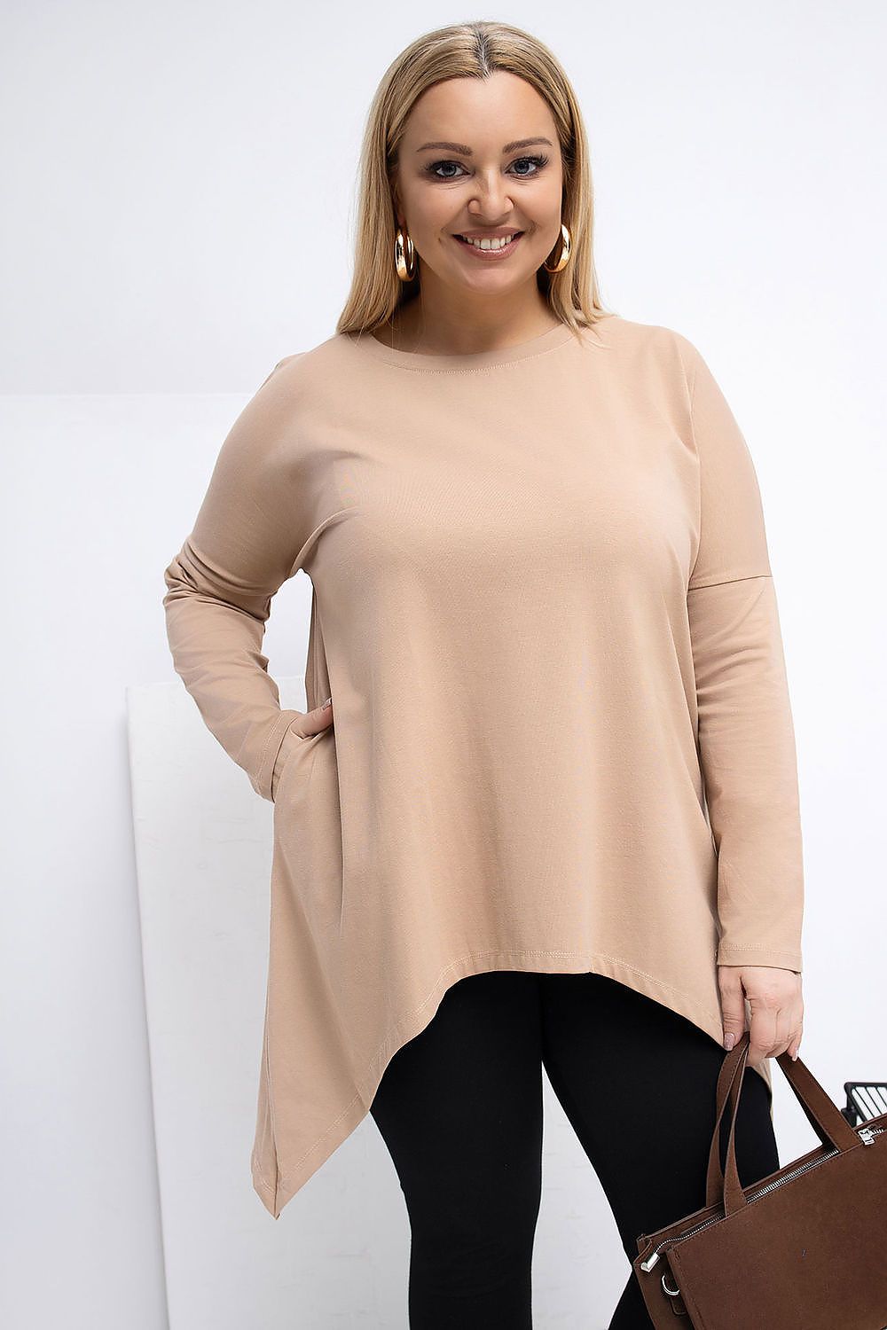 Plus size long cut Tunic Relevance