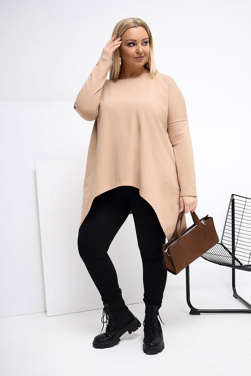 Plus size long cut Tunic Relevance