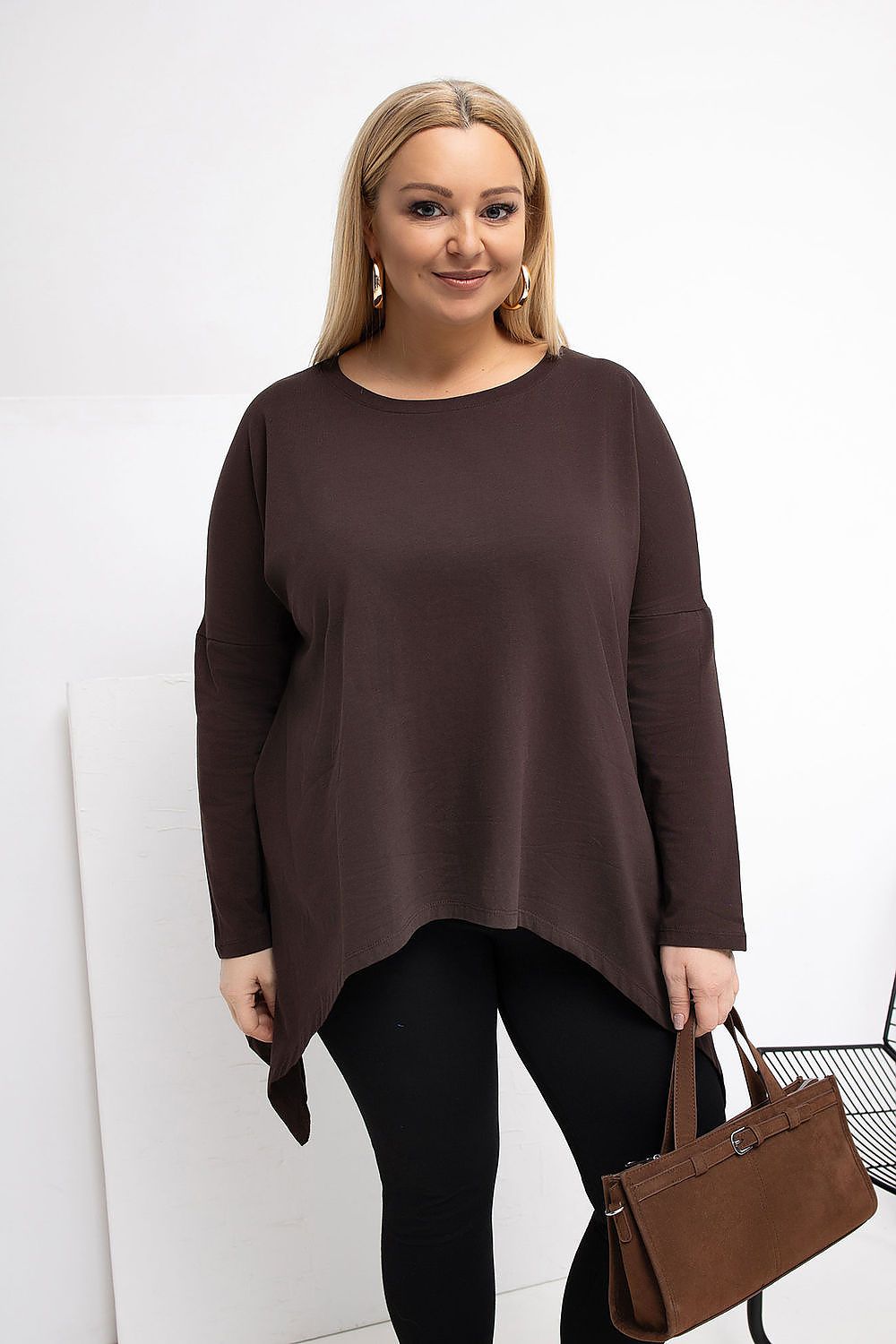 Plus size long cut Tunic Relevance