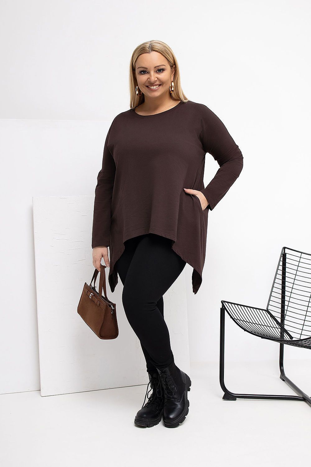 Plus size long cut Tunic Relevance
