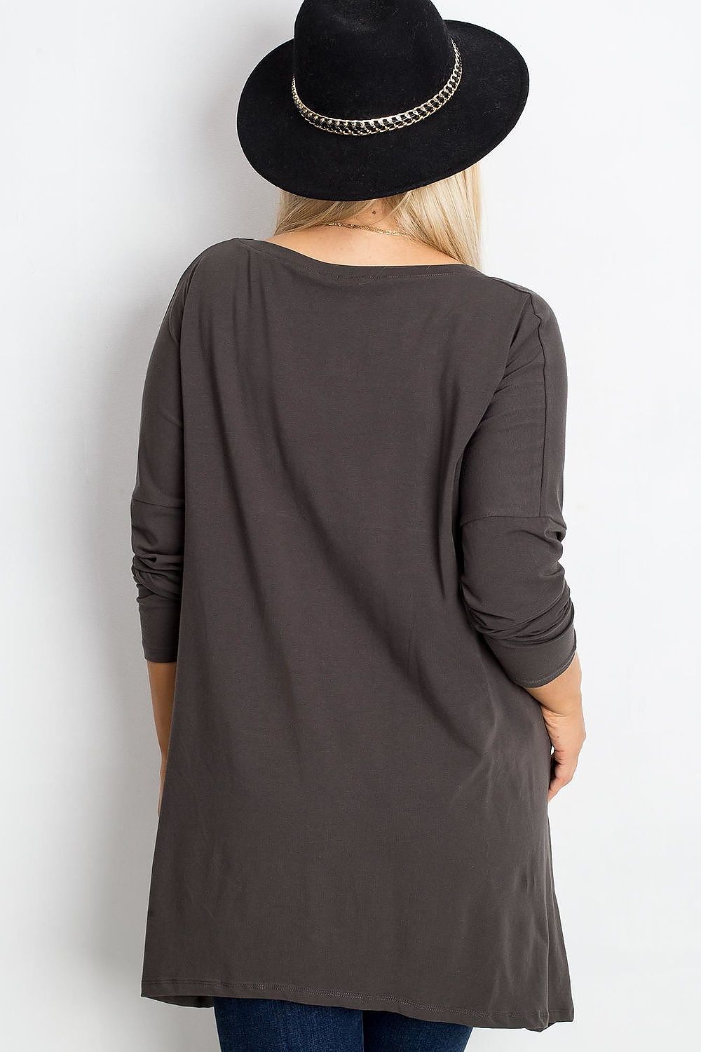 Plus size long cut Tunic Relevance