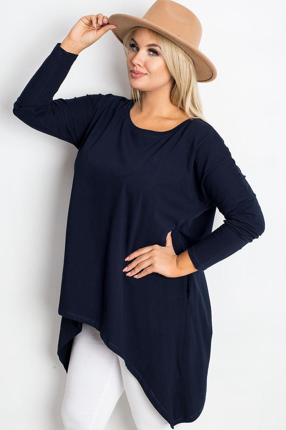 Plus size long cut Tunic Relevance