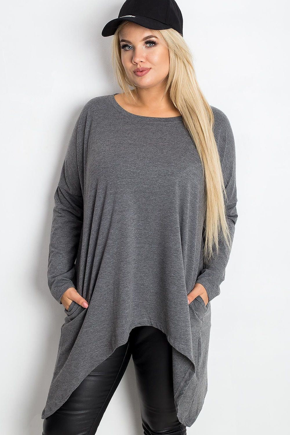 Plus size long cut Tunic Relevance