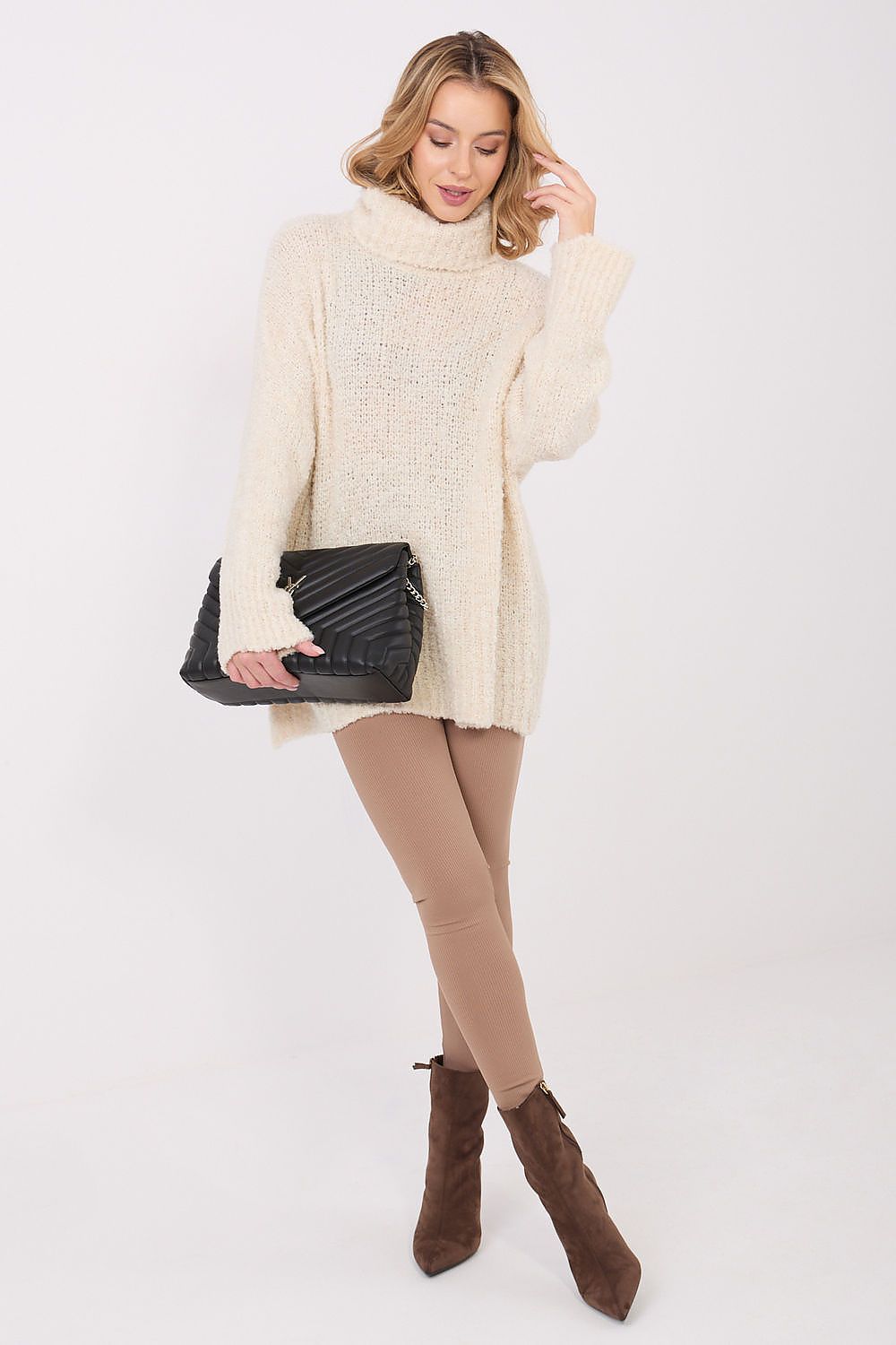 Boucle Sweater Turtleneck FP