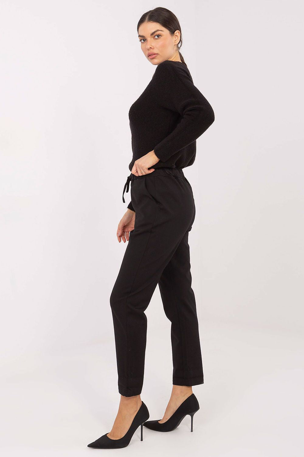Tapered 7/8 Length Legs Women trousers FP