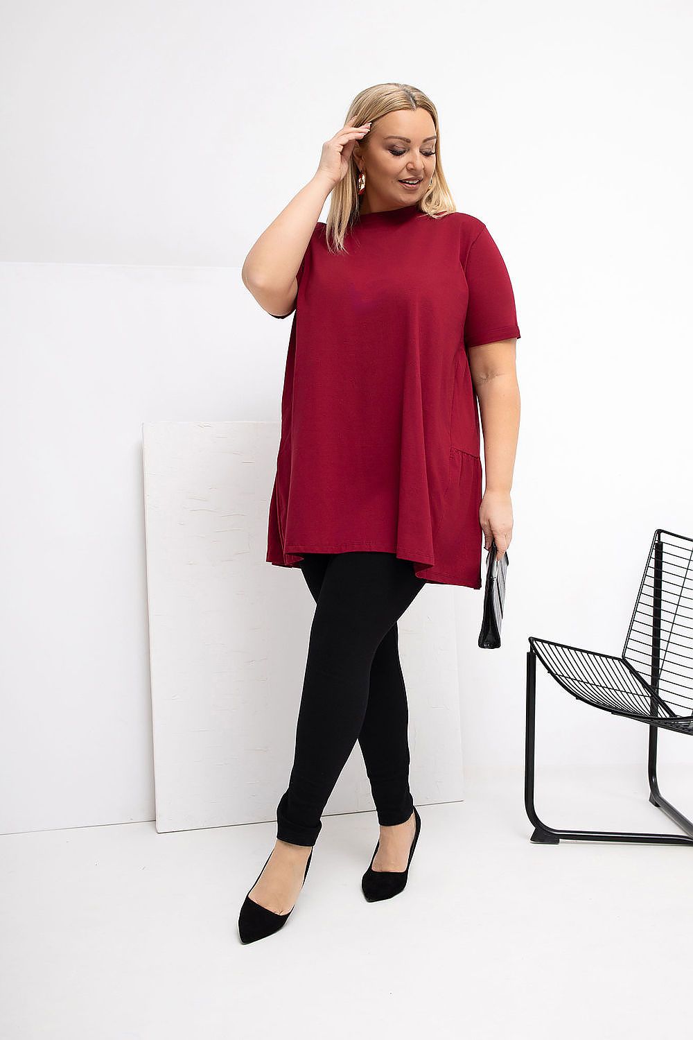 Short Sleeves Plus size blouse Relevance