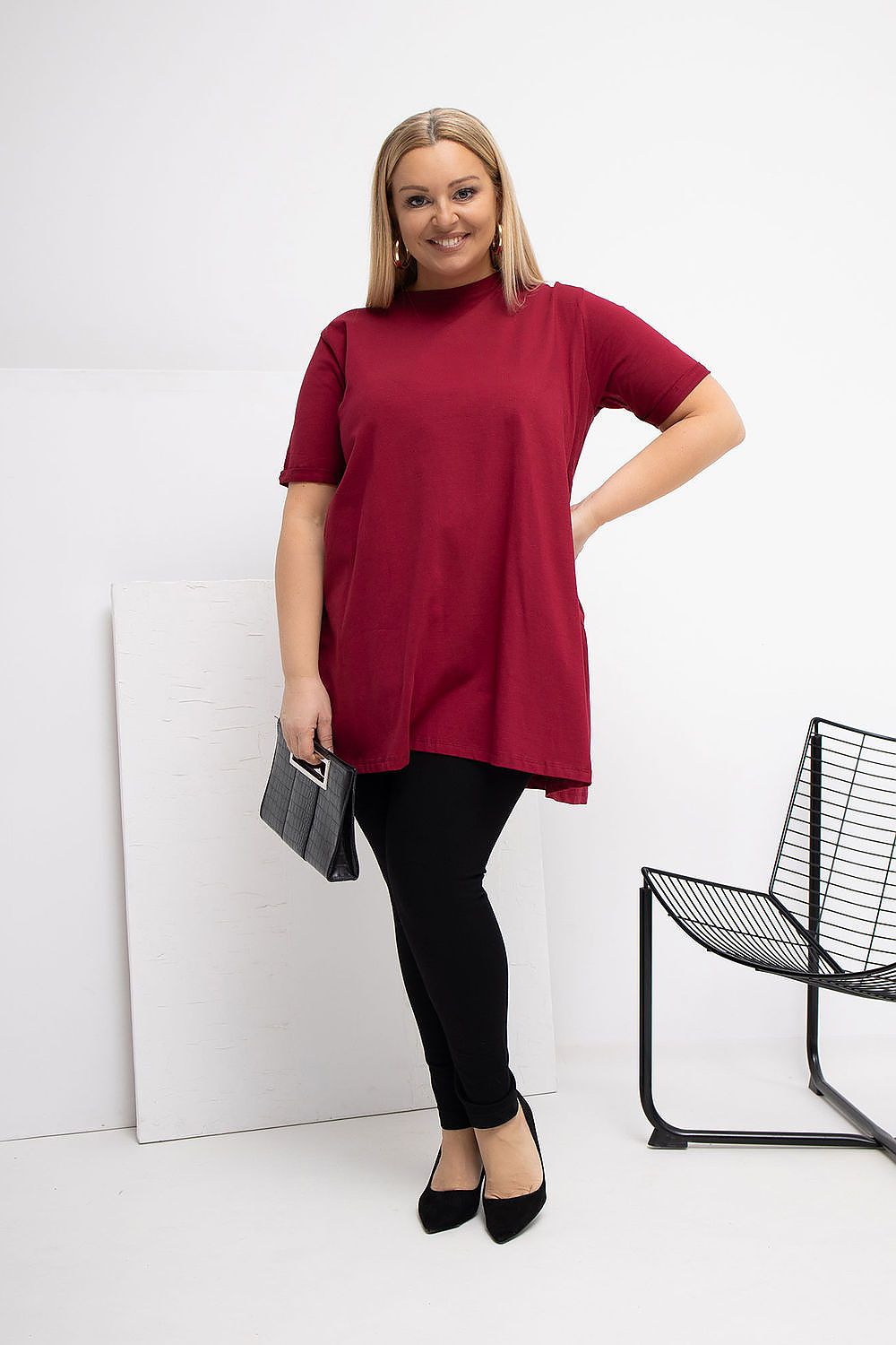 Short Sleeves Plus size blouse Relevance