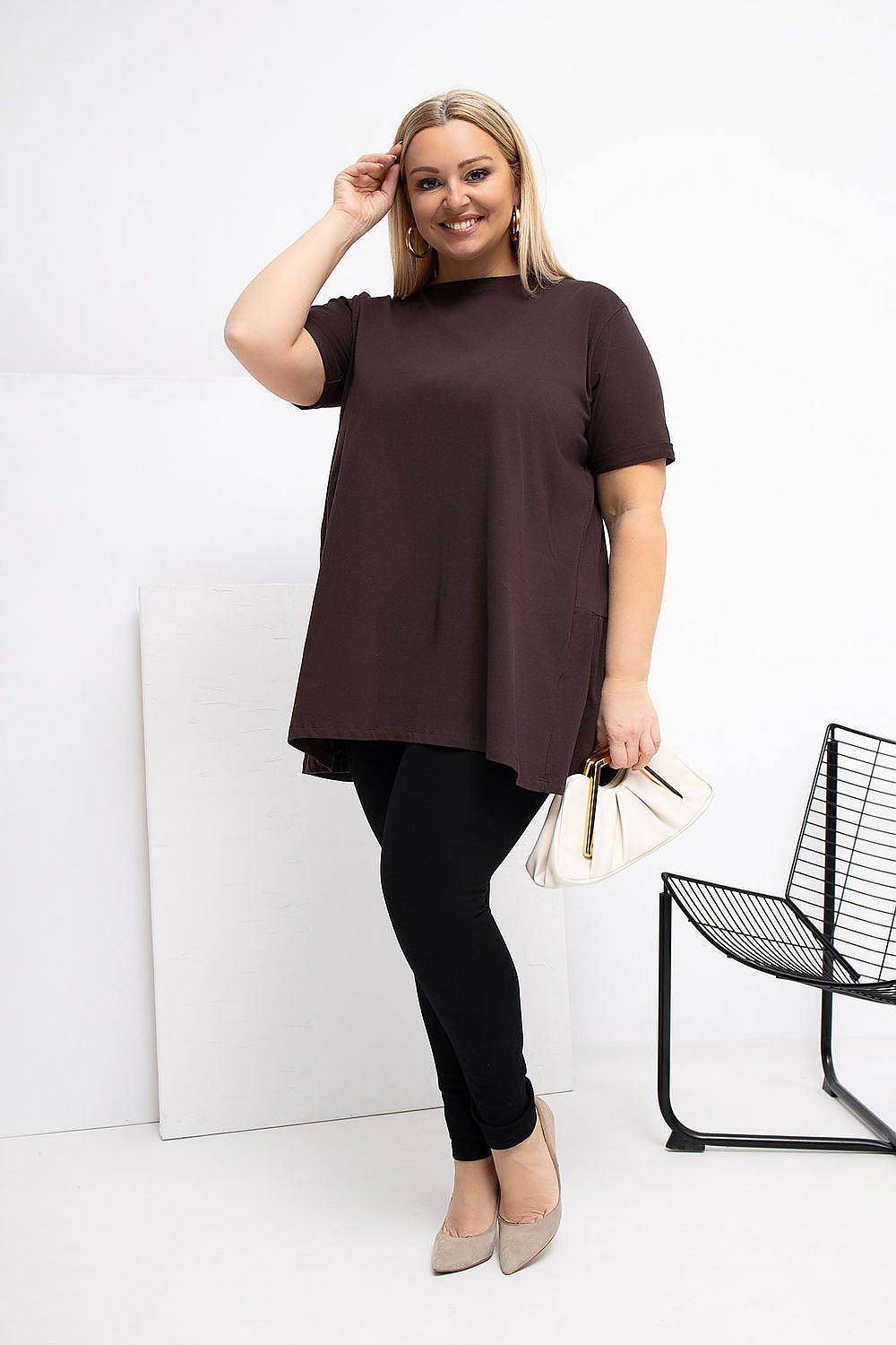 Short Sleeves Plus size blouse Relevance