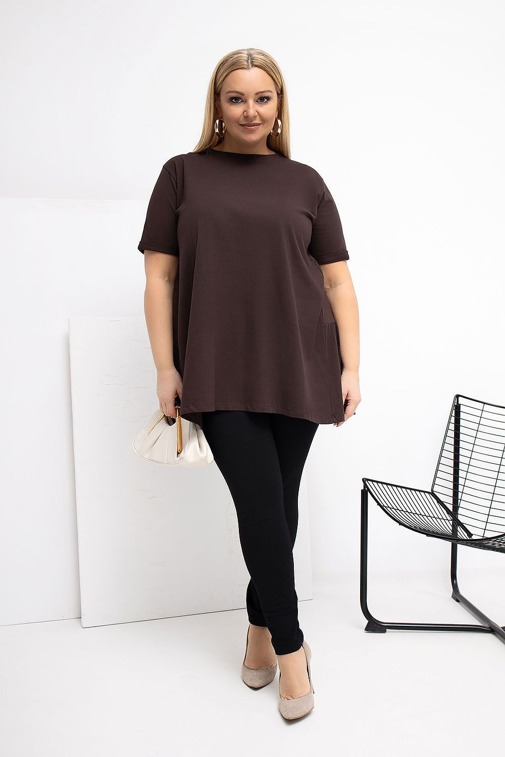 Short Sleeves Plus size blouse Relevance