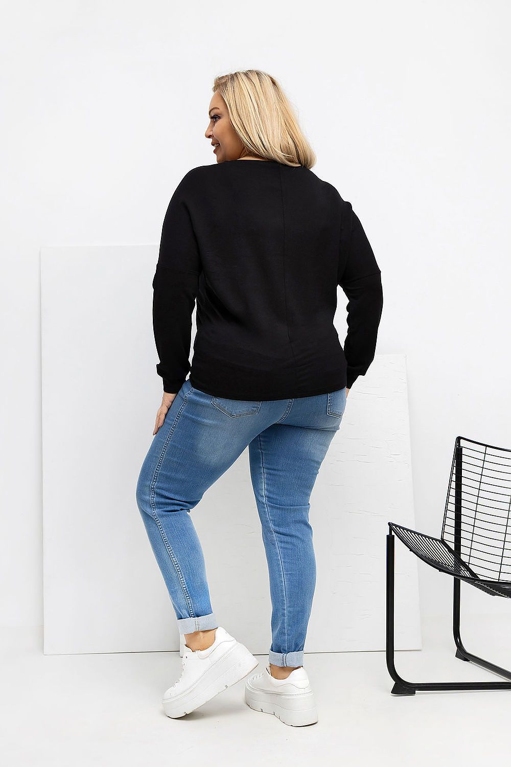 Round Neck Plus size blouse Relevance