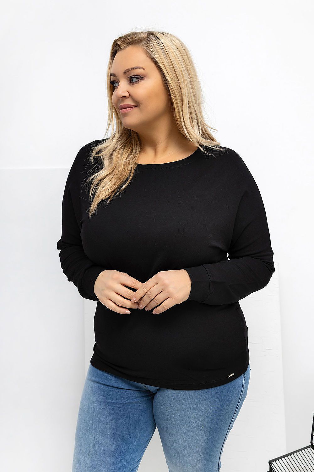Round Neck Plus size blouse Relevance