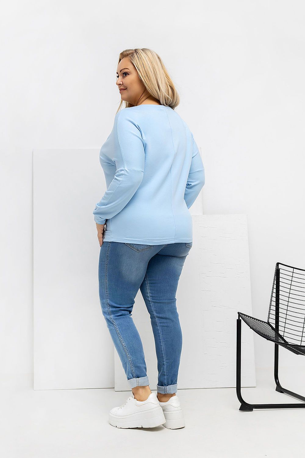Round Neck Plus size blouse Relevance