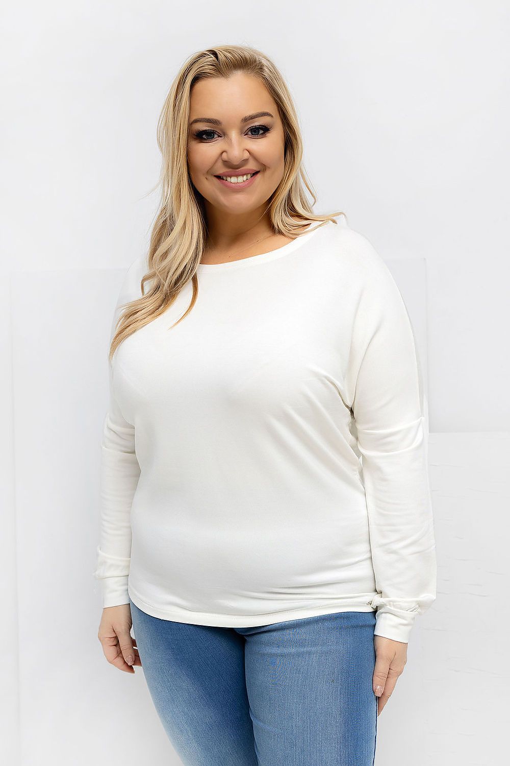 Round Neck Plus size blouse Relevance