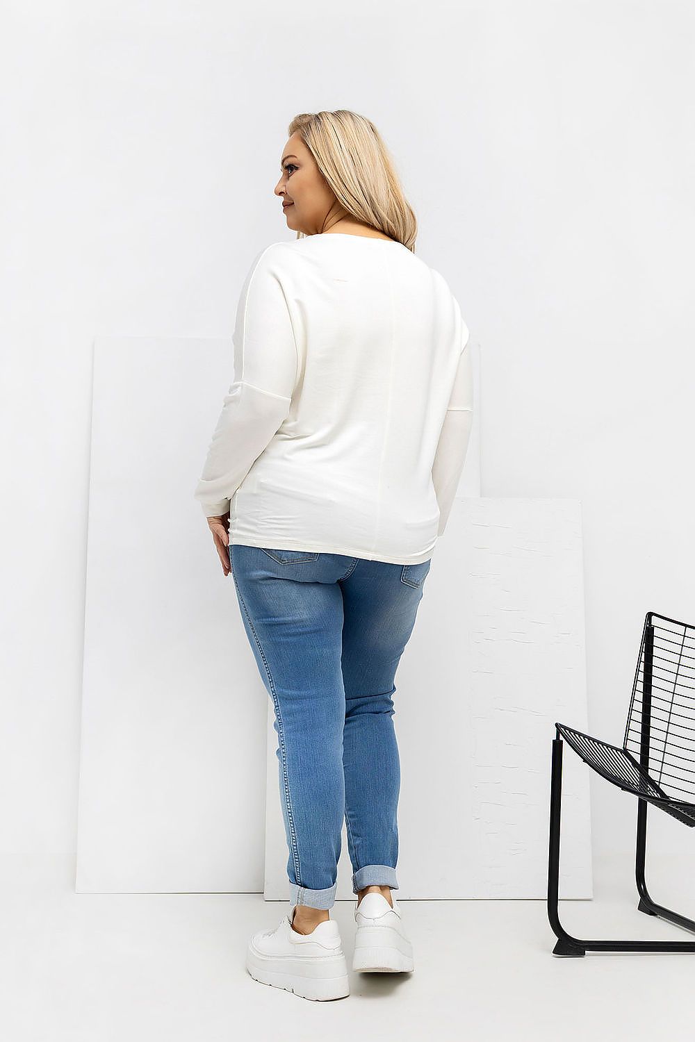 Round Neck Plus size blouse Relevance