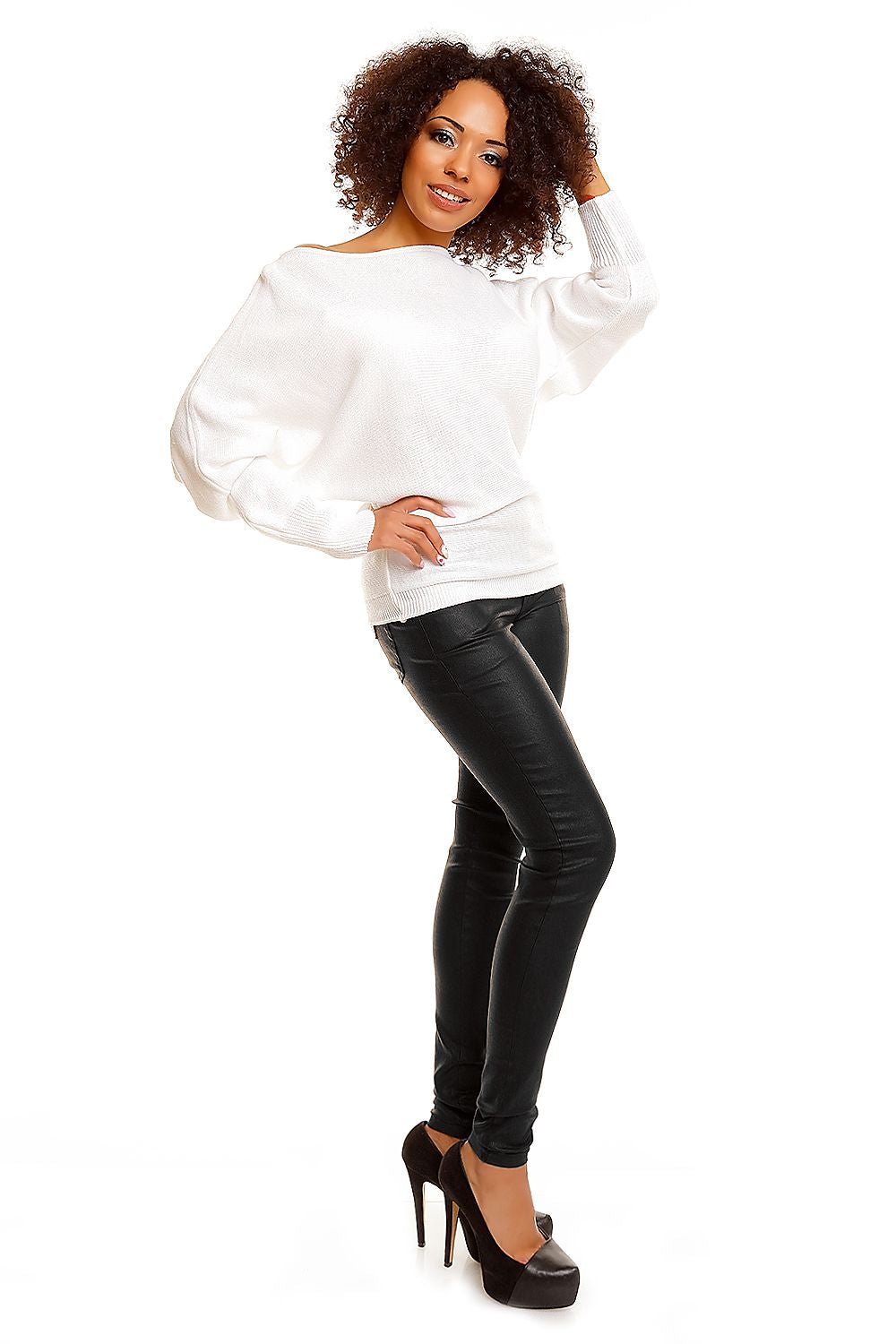 Bat style oversize kimono blouse PeeKaBoo