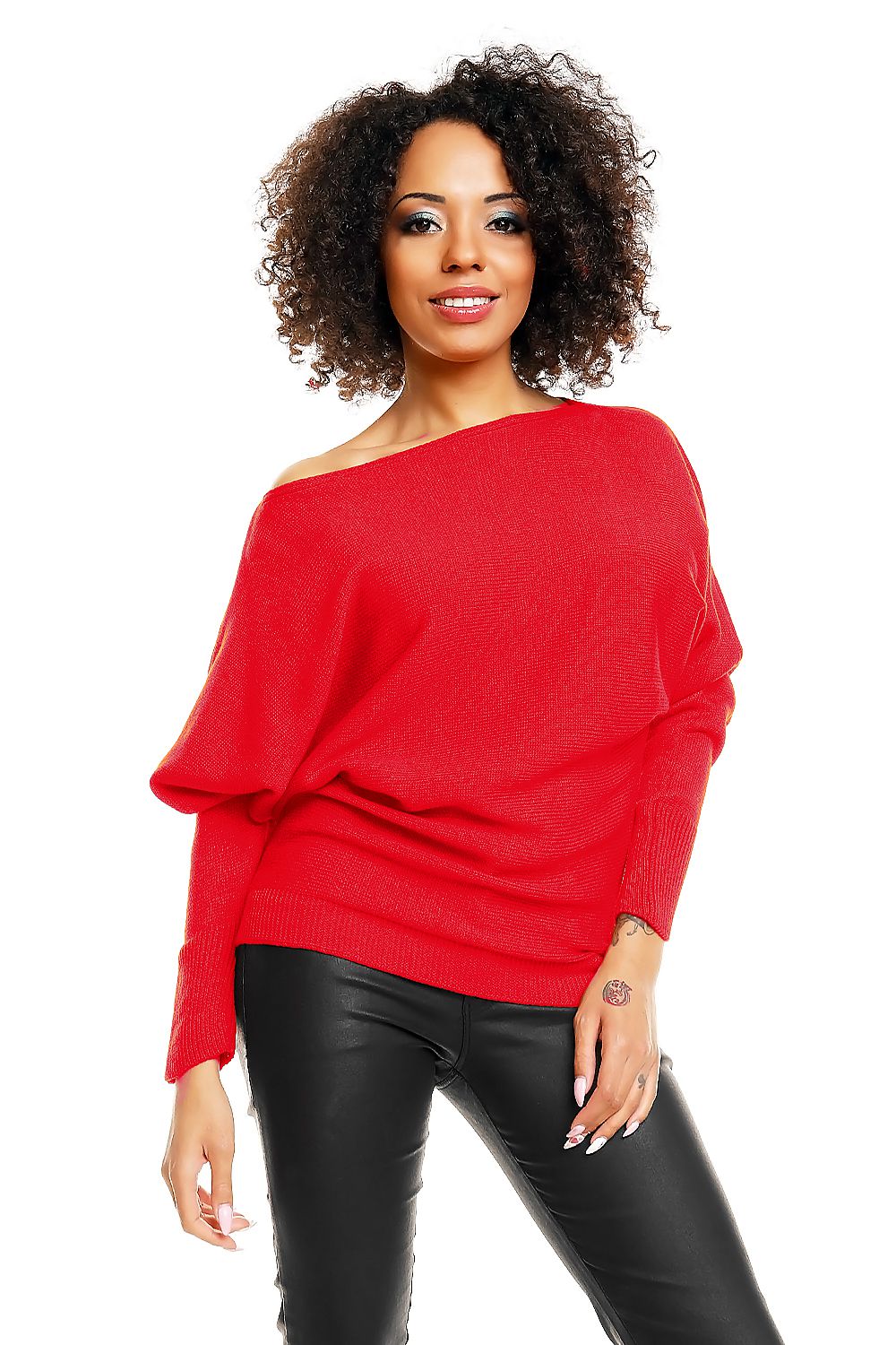 Bat style oversize kimono blouse PeeKaBoo