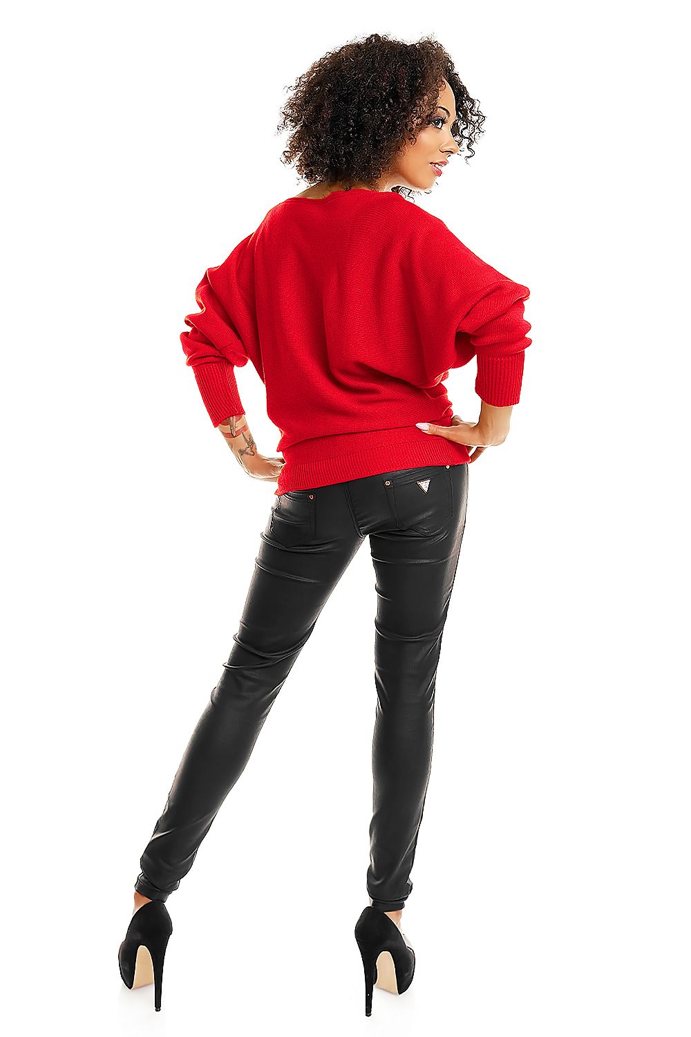 Bat style oversize kimono blouse PeeKaBoo
