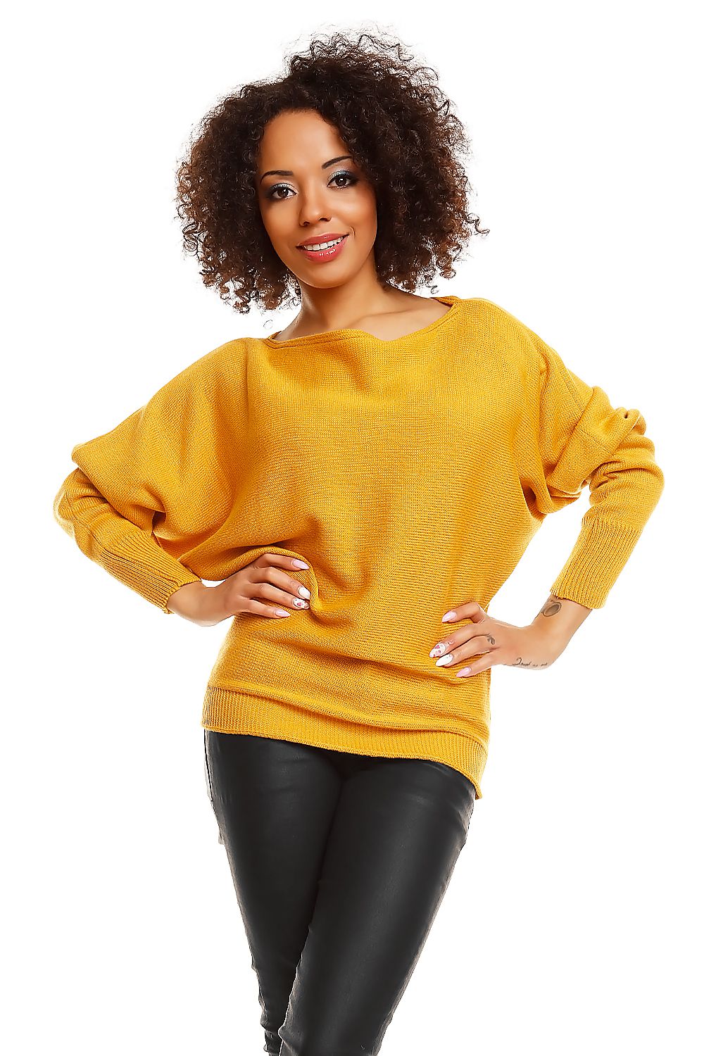 Bat style oversize kimono blouse PeeKaBoo