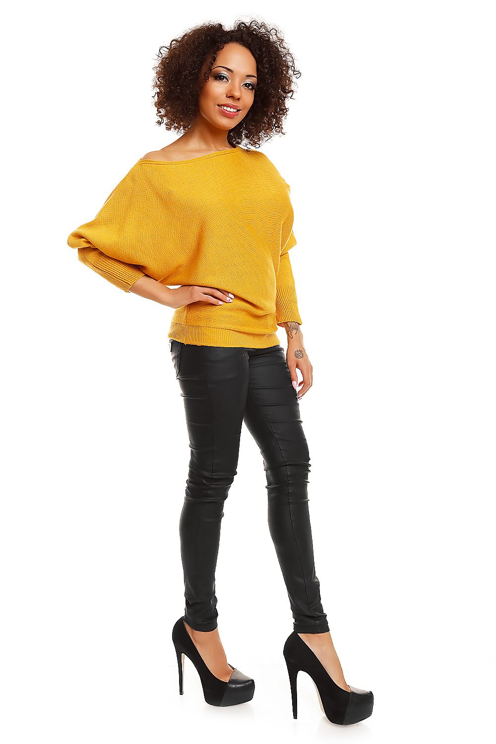 Bat style oversize kimono blouse PeeKaBoo