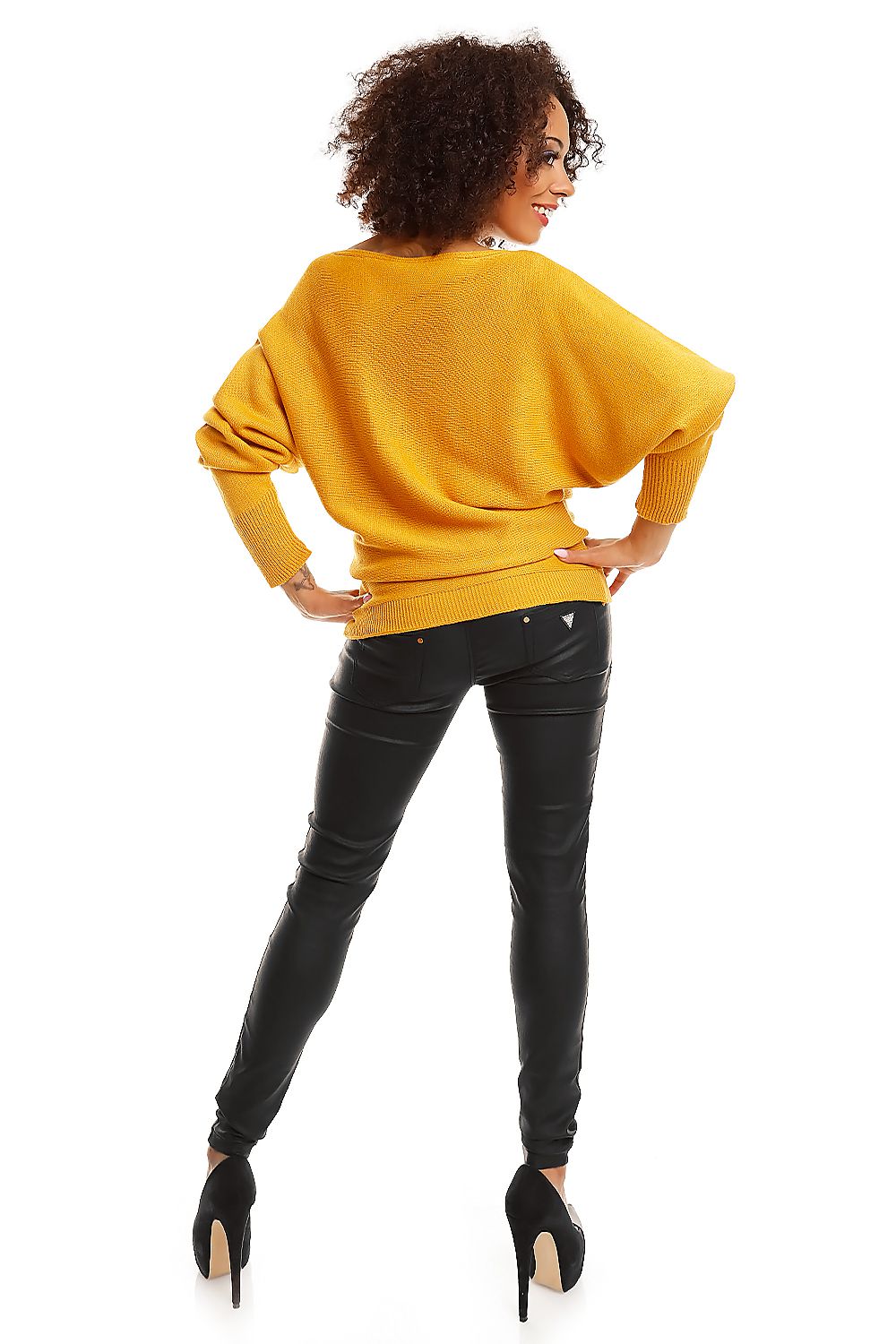 Bat style oversize kimono blouse PeeKaBoo