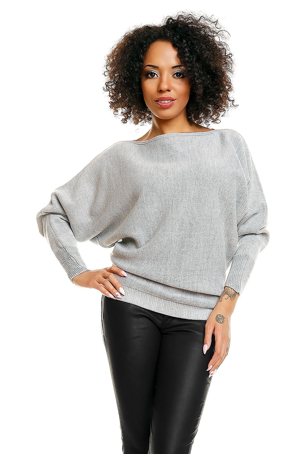Bat style oversize kimono blouse PeeKaBoo
