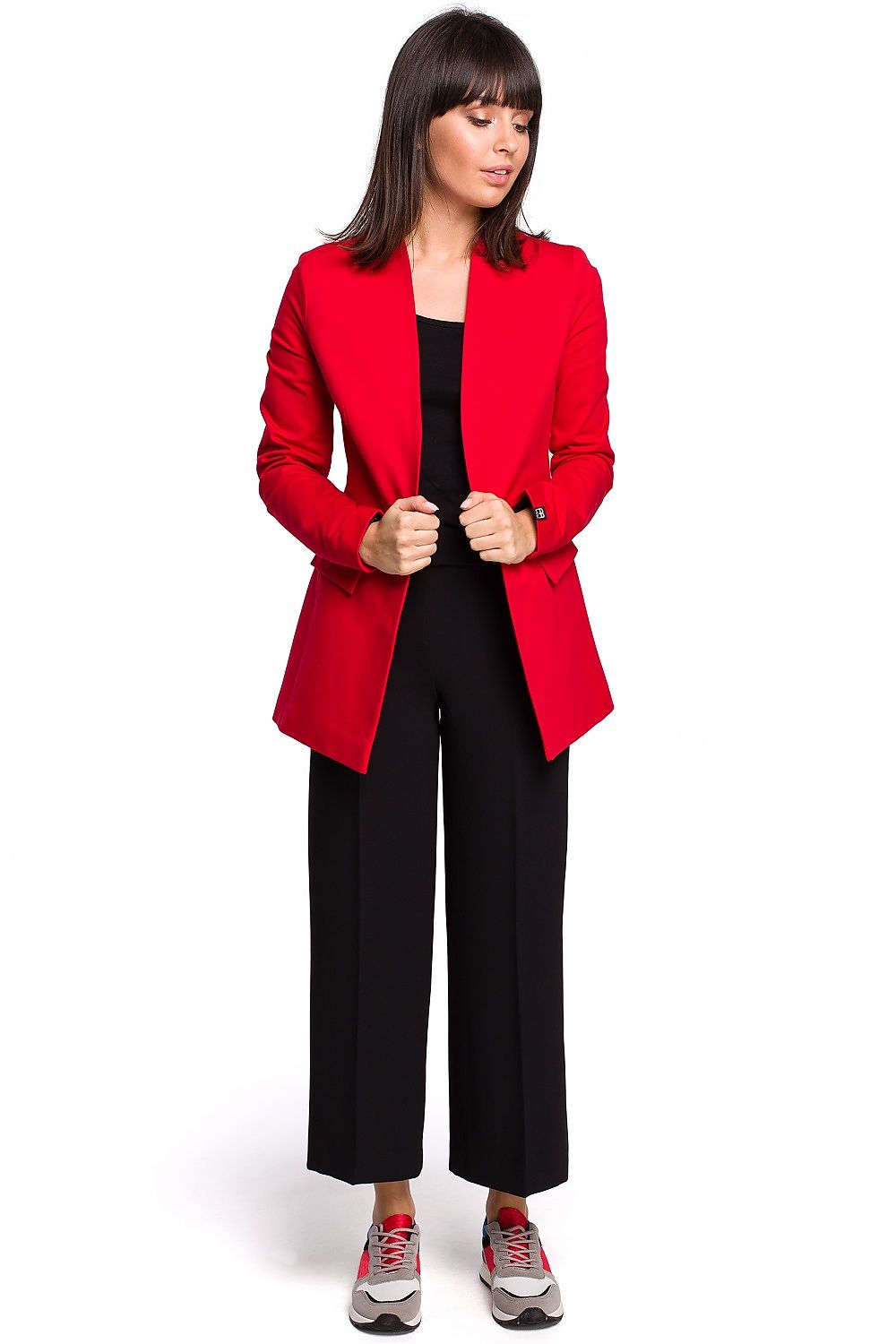 Stretch Bomullsstrikket Blazer / BeWear