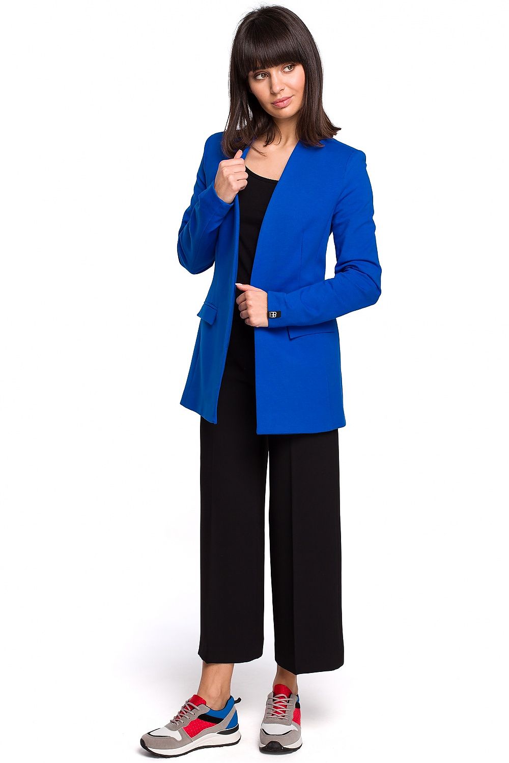 Stretch Bomullsstrikket Blazer / BeWear