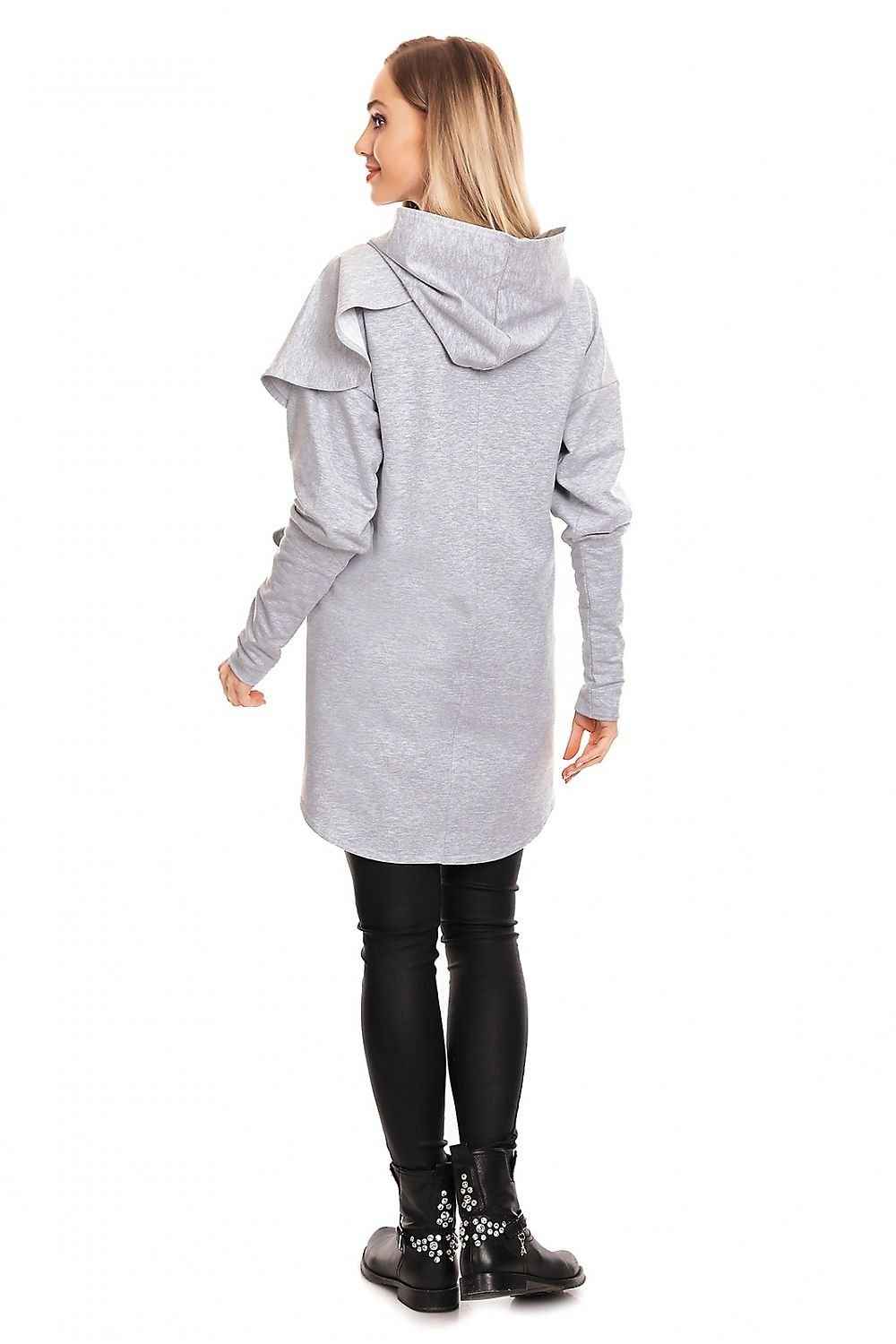 Koselig hettegenser for gravide i lag fra PeeKaBoo