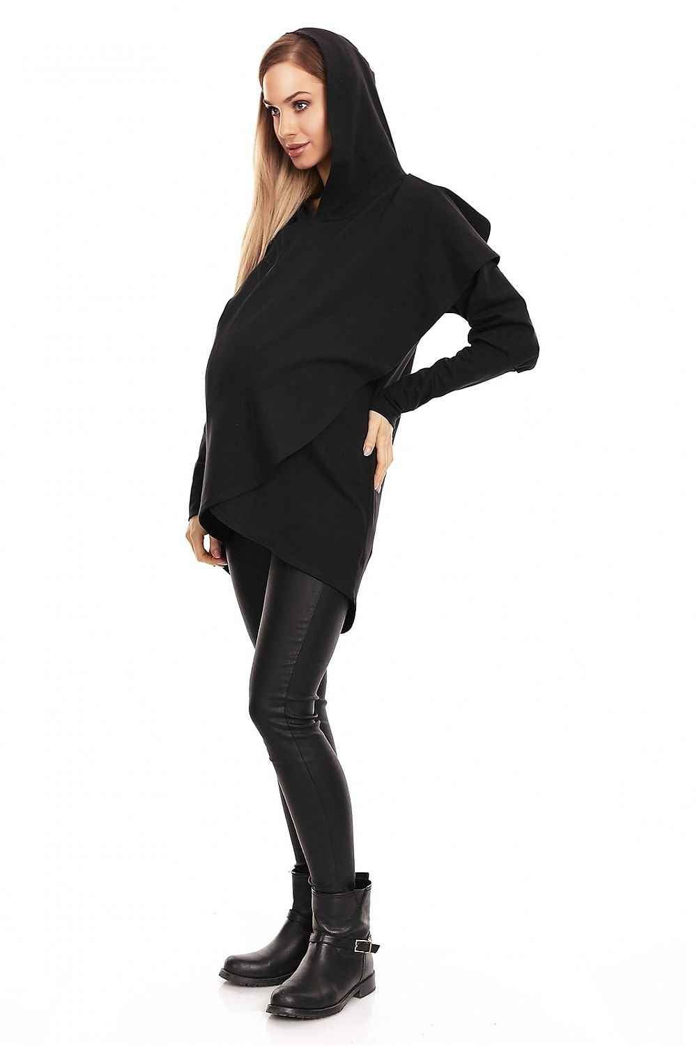 Koselig hettegenser for gravide i lag fra PeeKaBoo