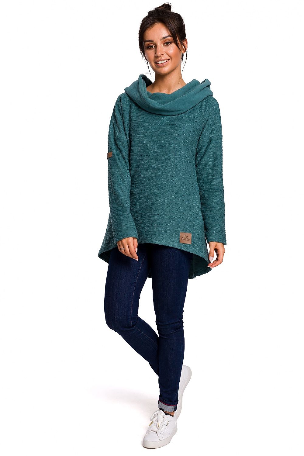 Varm asymmetrisk genser fra BeWear