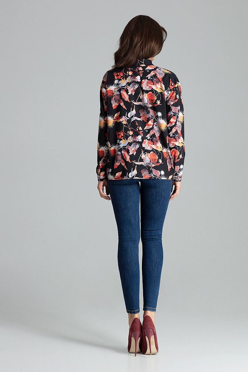 Simple cut Long sleeve shirt Lenitif