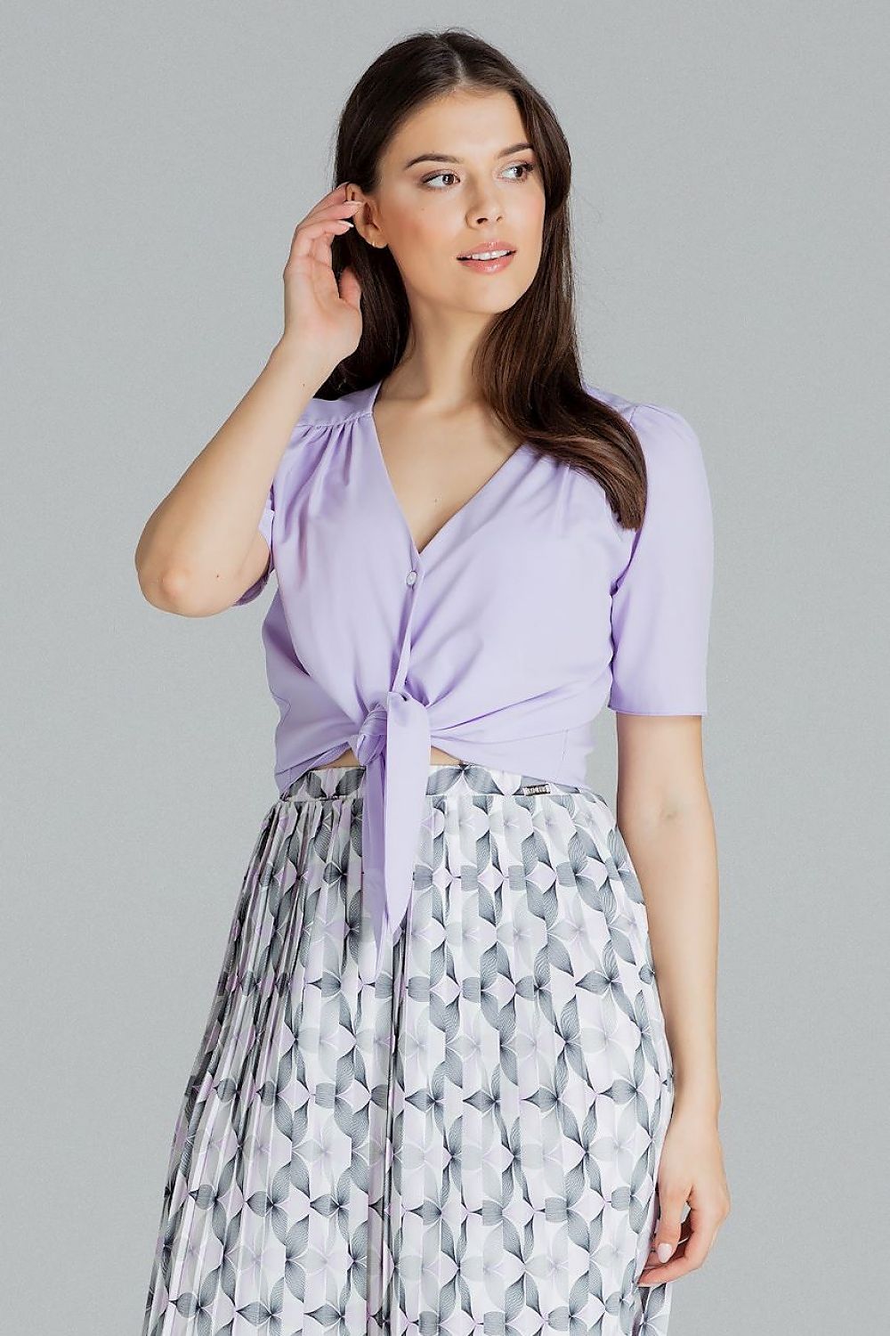 Short simple sleeve shirt Lenitif