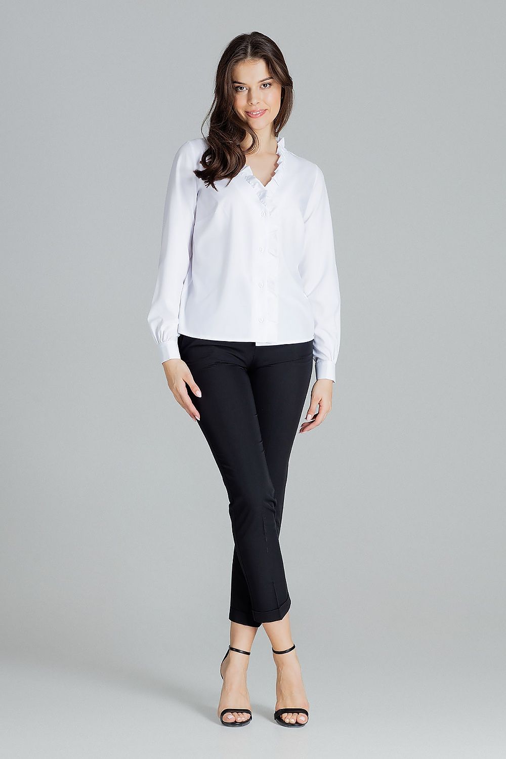 Frill Long sleeve shirt Lenitif
