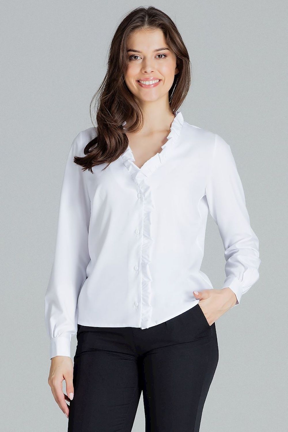 Frill Long sleeve shirt Lenitif