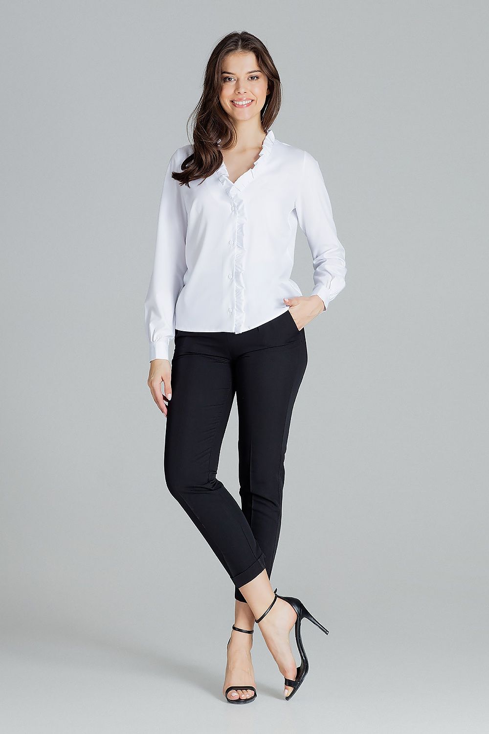Frill Long sleeve shirt Lenitif