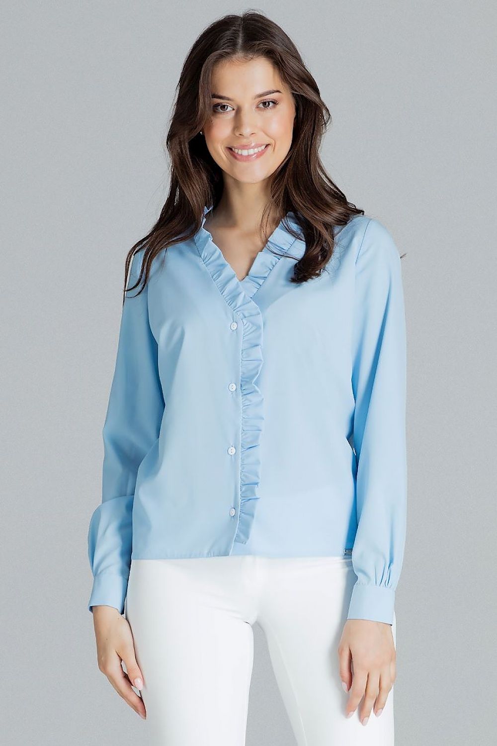 Frill Long sleeve shirt Lenitif