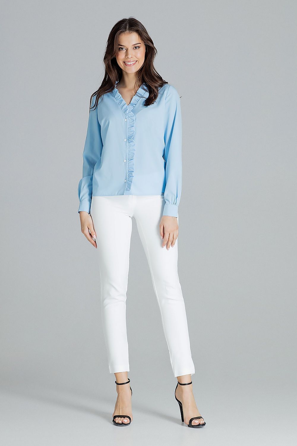 Frill Long sleeve shirt Lenitif