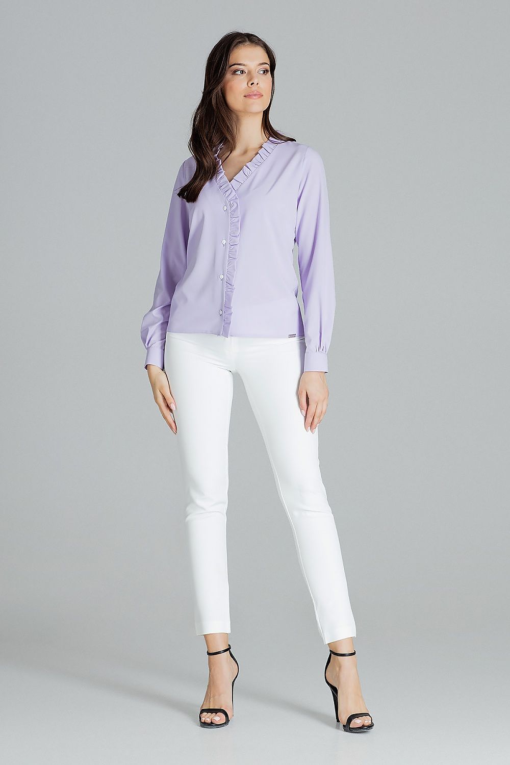 Frill Long sleeve shirt Lenitif