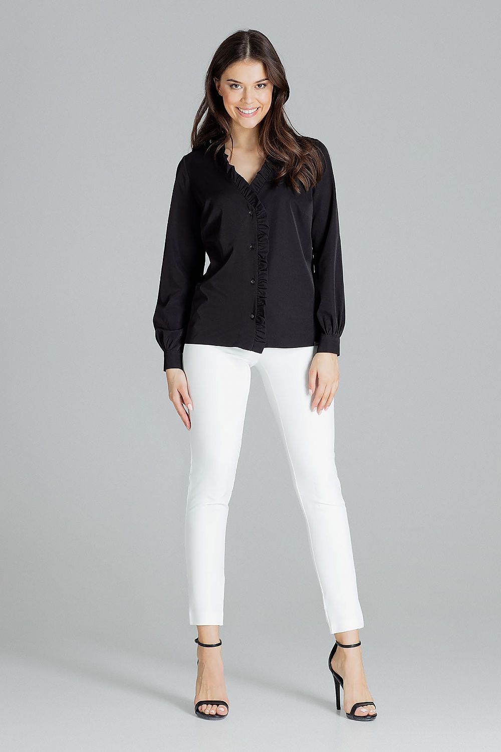 Frill Long sleeve shirt Lenitif